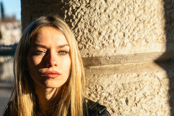 Amazing woman portrait.