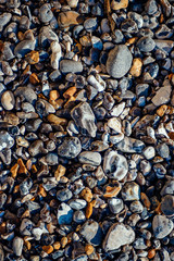 Pebble beach rocks