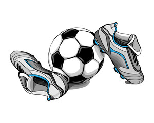 football boots ball