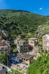 Obraz premium The townscape and cityscape of Vernazza, Cinque Terre, Italy