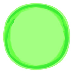 circle green colors with watercolor texture for background, green circle empty frame of water color, banner art circle frame mixed of multicolor, circle frame green watercolor banner blank