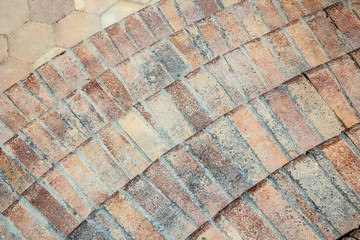 Obraz premium Stylish beautiful background tile stairs on the nature of the sea