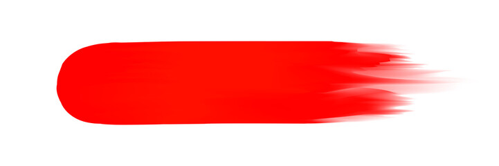 red stripe painted in watercolor on clean white background, red watercolor brush strokes, illustration paint brush digital soft in concept water color art, red colors acrylic water color paint stains
