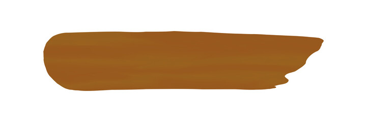 brown stripe painted in watercolor on clean white background, brown watercolor brush strokes, illustration paint brush digital soft concept water color art, colors acrylic water color paint stains