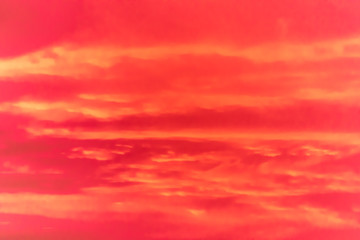 Fototapeta premium Artistic clouds at sunset