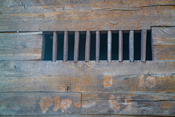 Nostalgically designed old window