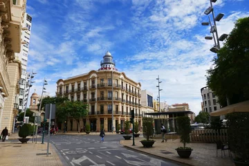 Foto auf Acrylglas Stadtansicht von Almería, Spanien © pattilabelle