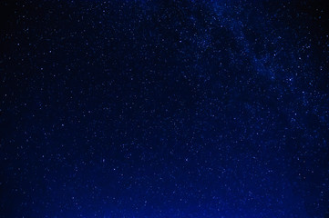 stars on the night dark blue starry sky