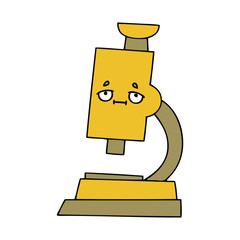 cute cartoon microscope