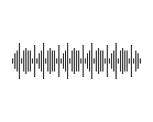 Sound wave logo template