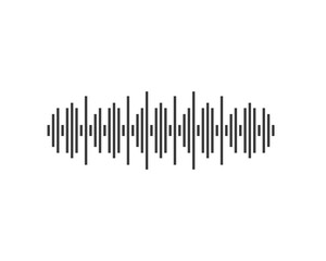 Sound wave logo template