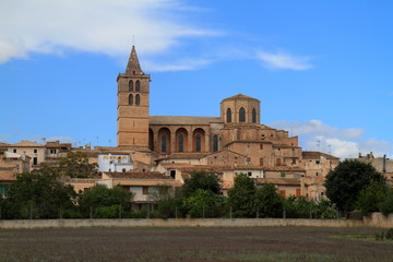 Fototapeta premium Parish church of Mother Mary, Mallorca, Spain