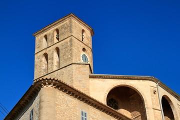 Fototapeta na wymiar Parish church of the Transfiguration of the Lord, Mallorca, Spain