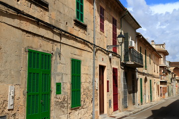 Fototapeta na wymiar Beautiful street, Mallorca, Spain