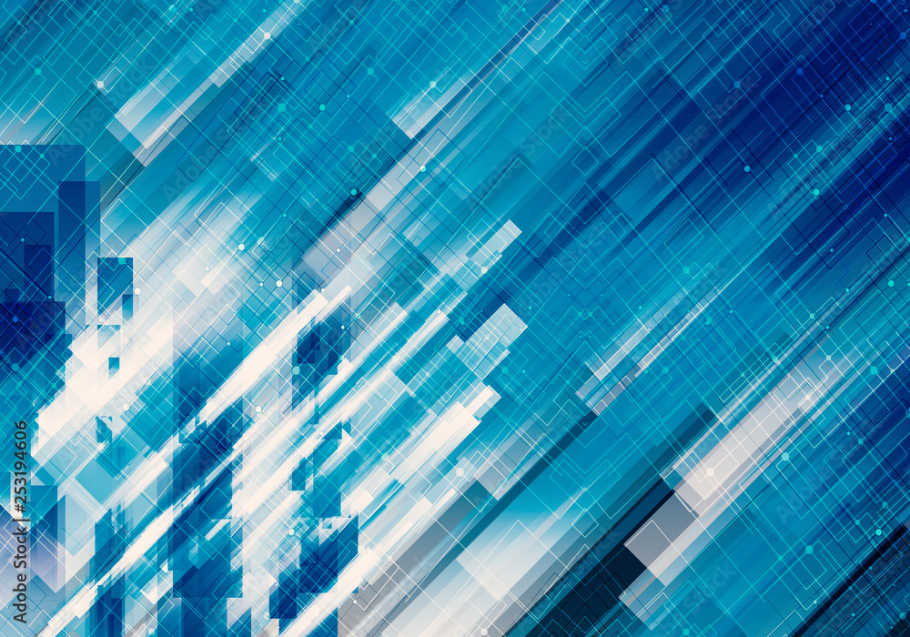Canvas Prints abstract artistic 3d illustration of a unique modern digital background