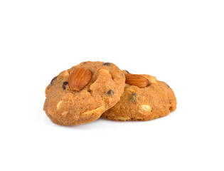 cookie on white background