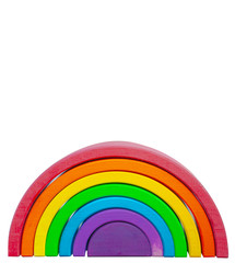 Wood made a rainbow filtration