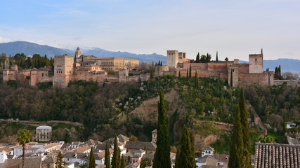Fototapeta na wymiar La Alhambra de Granada, España