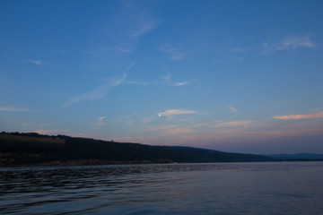 Sunset on Seneca Lake, New York