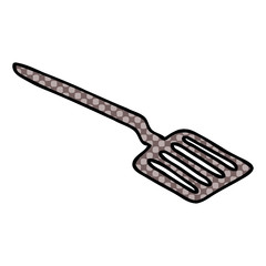 quirky comic book style cartoon spatula