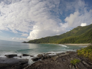 coast of Angra dos Reis, Praia do Aventureiro, RJ, Brasil,