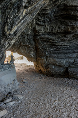 Italy, Cinque Terre, Vernazza, a close up of a rock