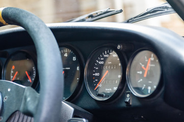 Vintage Porsche Dash Gauges