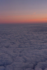 Netherlands, a sunset in the background