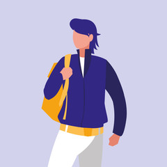 masculine professional model character