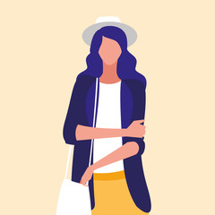 female professional model character