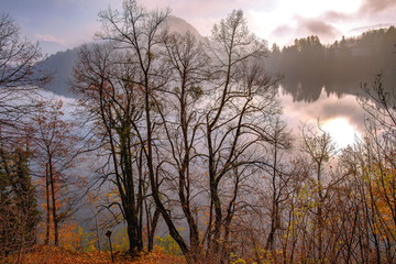 Obraz na płótnie Canvas ブレッド湖