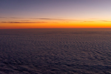 Netherlands, a sunset over a body of water