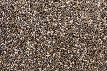 chia seeds background. Natural seasoning texture. Natural spices and food ingredients.