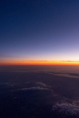 Netherlands, a sunset over a body of water