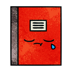 retro grunge texture cartoon notebook