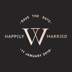 Save the date banner
