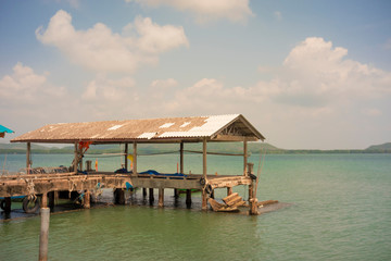 Fishing port of villagers