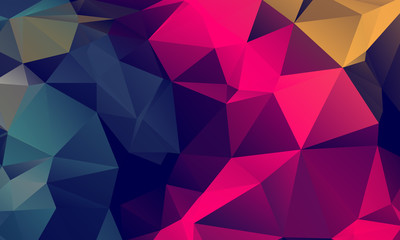 Fototapeta premium Abstract Color Polygon Background Design, Abstract Geometric Origami Style With Gradient
