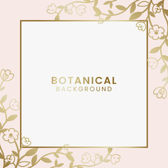 Botanical floral illustration