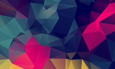Obraz premium Abstract Color Polygon Background Design, Abstract Geometric Origami Style With Gradient