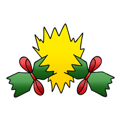 quirky gradient shaded cartoon pulled cracker