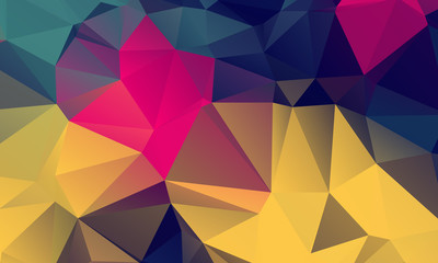 Fototapeta premium Abstract Color Polygon Background Design, Abstract Geometric Origami Style With Gradient