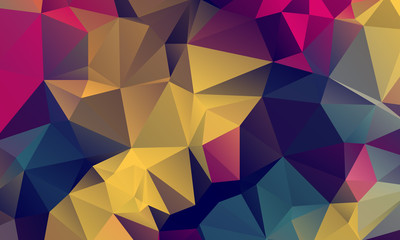 Fototapeta premium Abstract Color Polygon Background Design, Abstract Geometric Origami Style With Gradient