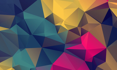 Fototapeta premium Abstract Color Polygon Background Design, Abstract Geometric Origami Style With Gradient