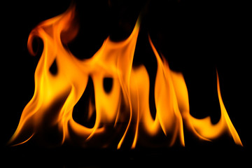 Fire flames background