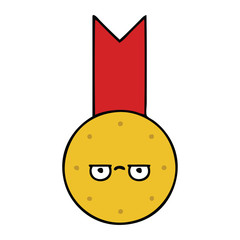 cute cartoon gold medal