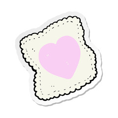 sticker of a cartoon handkerchief