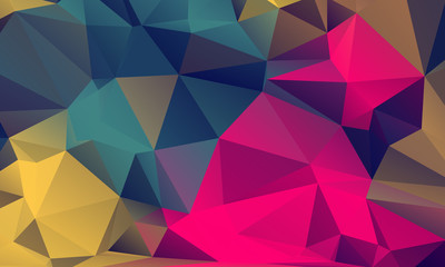 Obraz premium Abstract Color Polygon Background Design, Abstract Geometric Origami Style With Gradient