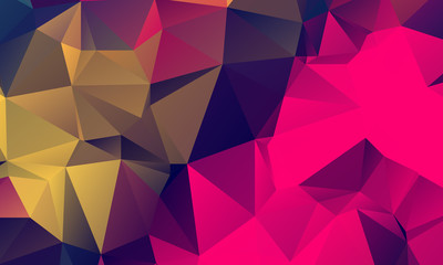 Naklejka premium Abstract Color Polygon Background Design, Abstract Geometric Origami Style With Gradient