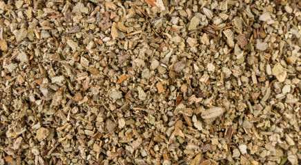salvia or sage background. Natural seasoning texture. Natural spices and food ingredients.